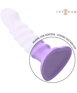 INTENSE - BRENDA VIBRATORE TAGLIA M DESIGN A SPIRALE 10 VIBRAZIONI TELECOMANDO VIOLA