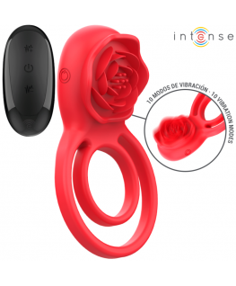 INTENSE - GAIL STIMOLATORE ROSE 10 VIBRAZIONI ROSSO TELECOMANDO