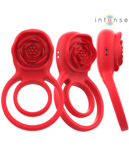 INTENSE - GAIL STIMOLATORE ROSE 10 VIBRAZIONI ROSSO TELECOMANDO