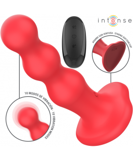 INTENSE - CODY VIBRATORE CON VENTOSA TELECOMANDO ROSSO