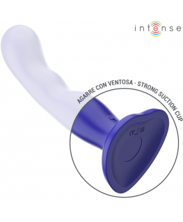 INTENSE - VIBRATORE SHORTY CON VENTOSA TELECOMANDO BLU