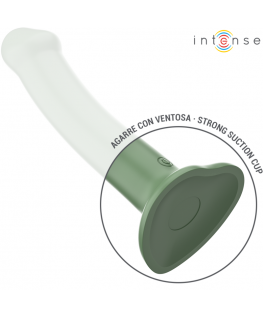INTENSE - VIBRATORE BECCA CON VENTOSA 10 VIBRAZIONI TELECOMANDO VERDE