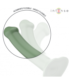 INTENSE - VIBRATORE BECCA CON VENTOSA 10 VIBRAZIONI TELECOMANDO VERDE