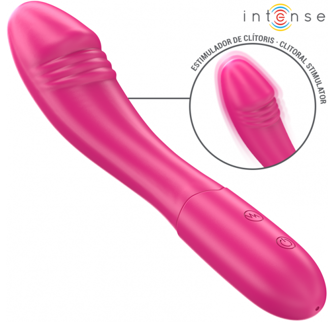 INTENSE - BELINDA VIBRATORE 19 CM FLESSIBILE 10 VIBRAZIONI ROSA