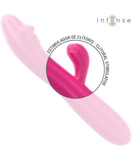 INTENSE - VIBRATORE FLESSIBILE IVY 10 VIBRAZIONI CON STIMOLAZIONE DELLA LINGUA ROSA