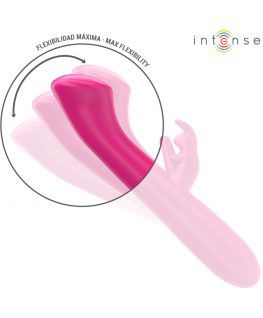 INTENSE - JULIETA VIBRATORE CONIGLIO 18,6 CM 10 VIBRAZIONI ROSA