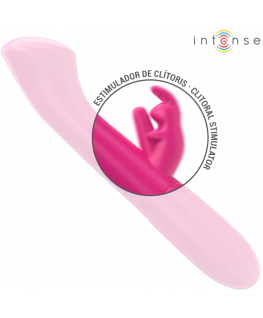 INTENSE - JULIETA VIBRATORE CONIGLIO 18,6 CM 10 VIBRAZIONI ROSA
