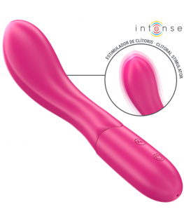 INTENSE - LISETTE VIBRATORE 19 CM FLESSIBILE 10 VIBRAZIONI ROSA