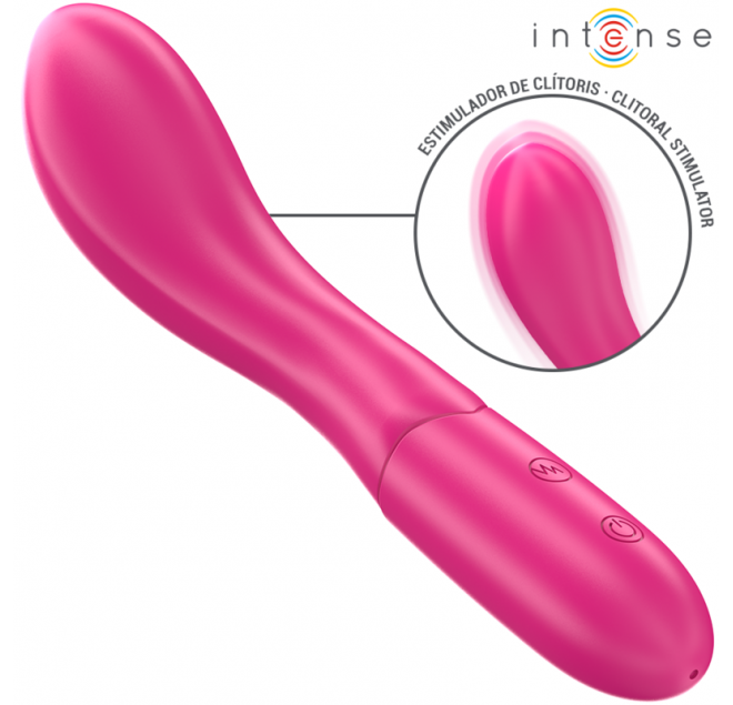 INTENSE - LISETTE VIBRATORE 19 CM FLESSIBILE 10 VIBRAZIONI ROSA