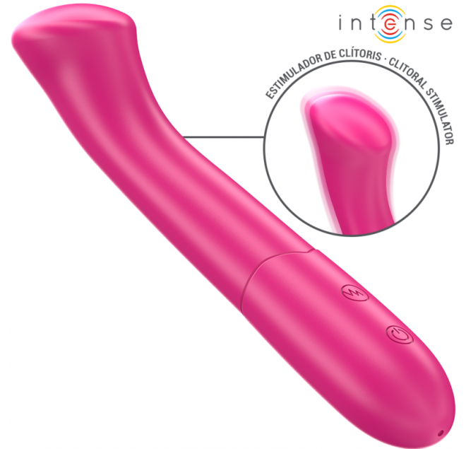 INTENSE - PATY VIBRATORE 19 CM FLESSIBILE 10 VIBRAZIONI MODELLO 2 ROSA
