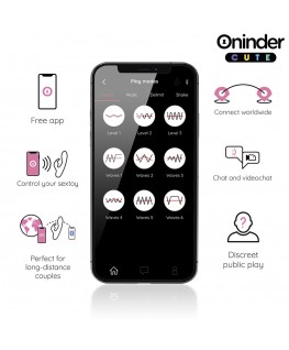 ONINDER CUTE - VIBRATORE CONIGLIETTO D'AMORE PER PUNTO G E CLITORIDE - APP GRATUITA IN TUTTO IL MONDO