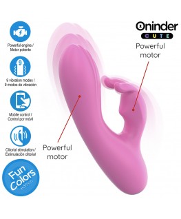 ONINDER CUTE - VIBRATORE CONIGLIETTO D'AMORE PER PUNTO G E CLITORIDE - APP GRATUITA IN TUTTO IL MONDO