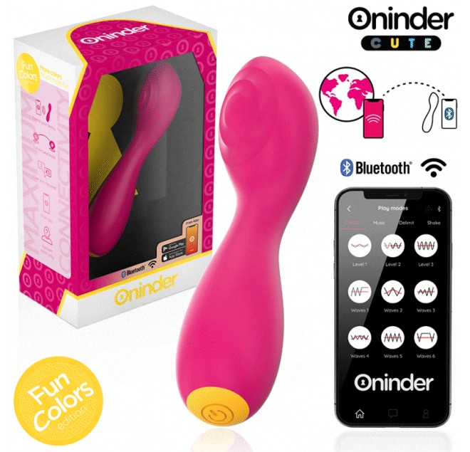 ONINDER CUTE - VIBRATORE PUNTO G LOVE BUDDY MASTER - APP GRATUITA IN TUTTO IL MONDO