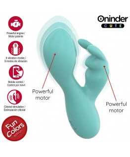 ONINDER CUTE - VIBRATORE CLITORIDEO PUNTO G LOVE BUNNY - APP GRATUITA IN TUTTO IL MONDO