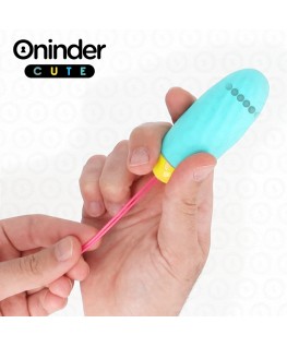 ONINDER CUTE - UOVO VIBRO-ROTANTE IN SILICONE CON GEMMA PER AMORE E PIACERE - APP GRATUITA IN TUTTO IL MONDO