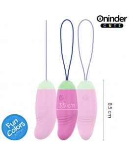 ONINDER CUTE - UOVO VIBRO-ROTANTE IN SILICONE 360° PER AMORE E PIACERE - APP GRATUITA IN TUTTO IL MONDO