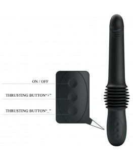 PRETTY LOVE - VIBRATORE PAZUZU 3 MODALITÀ DI SPINTA NERO