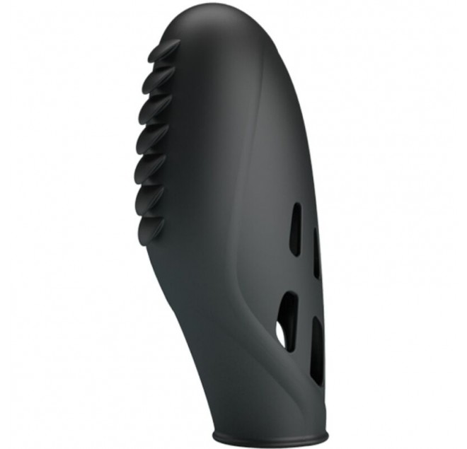 PRETTY LOVE - VIBRATORE DA DITO IN SILICONE GILO NERO