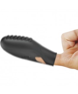 PRETTY LOVE - VIBRATORE DA DITO IN SILICONE GILO NERO