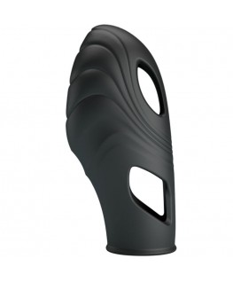 PRETTY LOVE - VIBRATORE DA DITA IN SILICONE LICH NERO