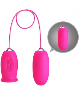 PRETTY LOVE - Ovulo vibrante a forma di margherita + lingua stimolante per il clitoride ROSA