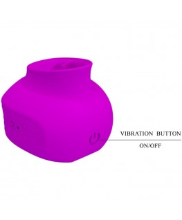 PRETTY LOVE - ESTELLE STIMOLATORE PER CLITORIDE LINGUA 12 VIBRAZIONI VIOLA