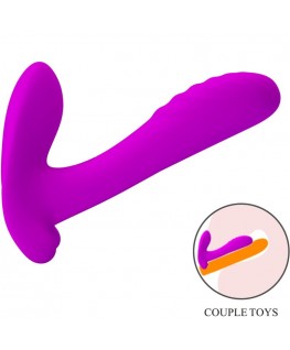 PRETTY LOVE - MASSAGGIATORE E VIBRATORE 12 VIBRAZIONI TELECOMANDO VIOLA