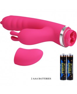 PRETTY LOVE - VIBRATORE MULTIFUNZIONE CONIGLIO PHOENIX ROSA