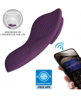 PRETTY LOVE - MANE LAY ON CLITORIDE MASSAGGIATORE 10 VIBRAZIONI TELECOMANDO VIOLA