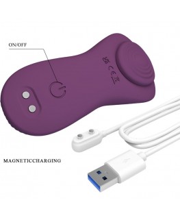 PRETTY LOVE - MANE LAY ON CLITORIDE MASSAGGIATORE 10 VIBRAZIONI TELECOMANDO VIOLA
