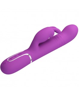 PRETTY LOVE - COALE 4 IN 1 MULTIFUNZIONE VIBRATORE CONIGLIO VIOLA