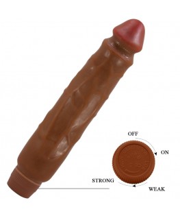 BAILE - JACK VIBRATORE REALISTICO 26 CM MULATTO