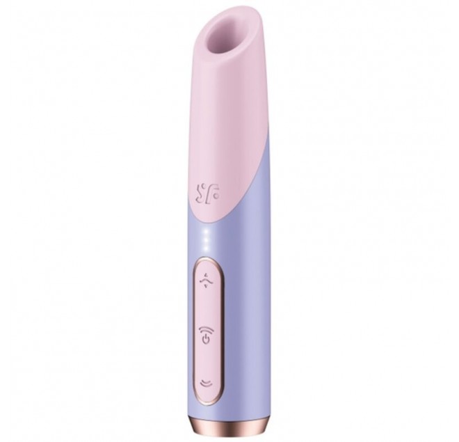 SATISFYER - STIMOLATORE CLITORIDEO BOLD KISS WAVE ROSA / VIOLA