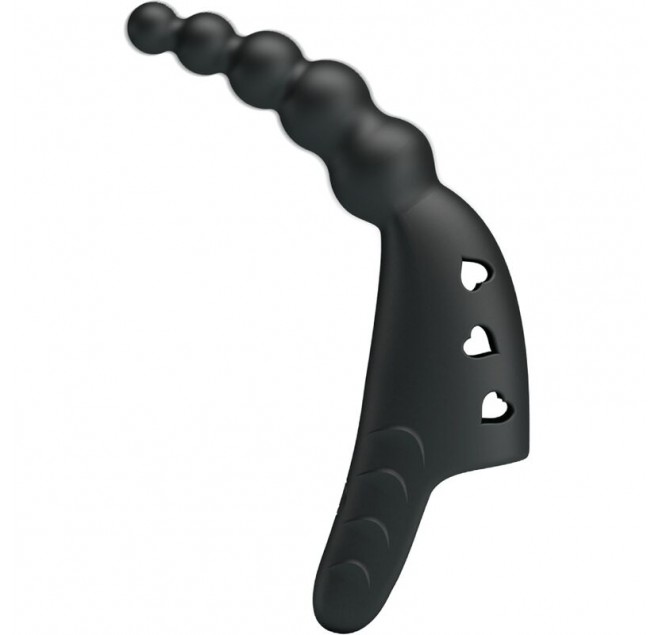 PRETTY LOVE - VIBRATORE DA DITA JORDIN 10 VIBRAZIONI NERO