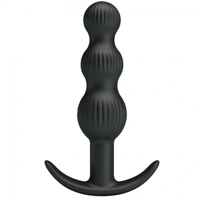 PRETTY LOVE - SIDNEY VIBRATORE ANALE 10 VIBRAZIONI NERO