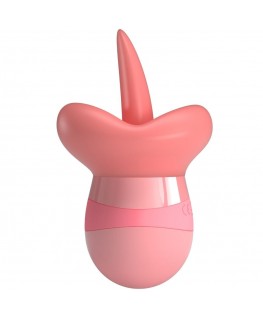 PRETTY LOVE - STIMOLATORE PER CLITORIDE LINGUA KYLEE 10 VIBRAZIONI ROSA NUDO