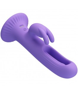 PRETTY LOVE - VIBRATORE CONIGLIO KILLMOULIS 12 MODALITÀ DI VIBRAZIONE VIOLA