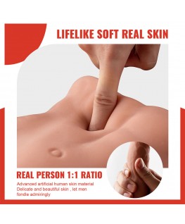 XISE - BERTLETT DILDO ASS DILDO REALISTICO E MASTURBATORE ANALE POSIZIONE FRONTALE CON SPINTA 18 CM