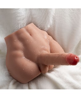 XISE - PEEL DILDO ASS DILDO MASTURBATORE REALISTICO POSIZIONE FRONTALE CON SPINTA 17,5 CM