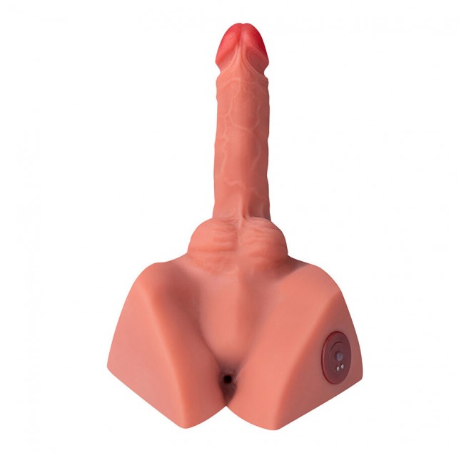 XISE - MICHAEL DILDO REALISTICO E MASTURBATORE ANALE CON SPINTA 15 CM