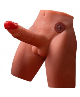 XISE - JASON DILDO MASTURBATORE REALISTICO CON SPINTA E VIBRAZIONE 17 CM