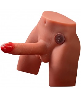 XISE - JASON DILDO MASTURBATORE REALISTICO CON SPINTA E VIBRAZIONE 17 CM