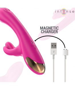 INTENSE - VIBRATORE MULTIFUNZIONE CONIGLIO BRITNEY 23 CM ROSA