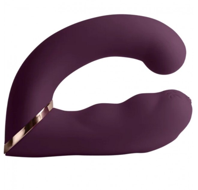 ROCKS-OFF - GEMINI DOPPIO VIBRATORE STIMOLATORE DEL CLITORIDE PUNTO G VIOLA