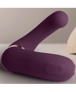 ROCKS-OFF - GEMINI DOPPIO VIBRATORE STIMOLATORE DEL CLITORIDE PUNTO G VIOLA