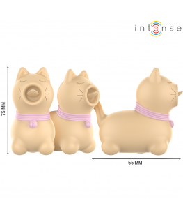 INTENSE - STIMOLATORE TOLOSA CON LINGUA ROTANTE A 360° GIALLO