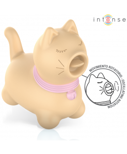 INTENSE - STIMOLATORE TOLOSA CON LINGUA ROTANTE A 360° GIALLO