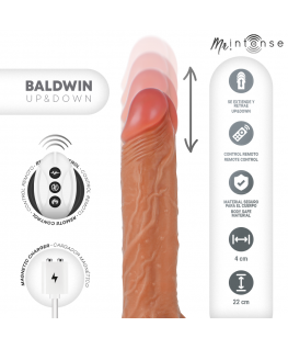 MR INTENSE - BALDWIN PENE REALISTICO TELECOMANDO 22 CM -O- 4 CM