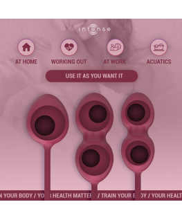 INTENSE - KIT PALLINE KEGEL CHARLI BORDEAUX