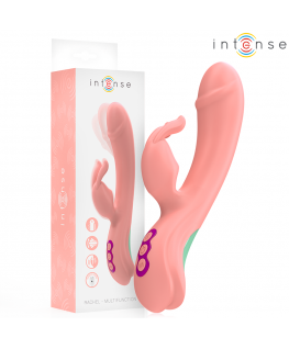 INTENSE - RACHEL RABBIT VIBRATOR 5 VIBRAZIONI ROSA